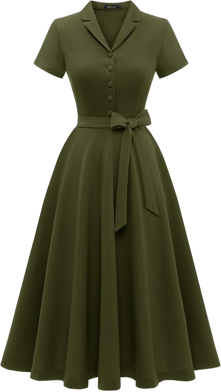 Wedtrend Women's Vintage Tea Dress for Cocktail and Casual Wear