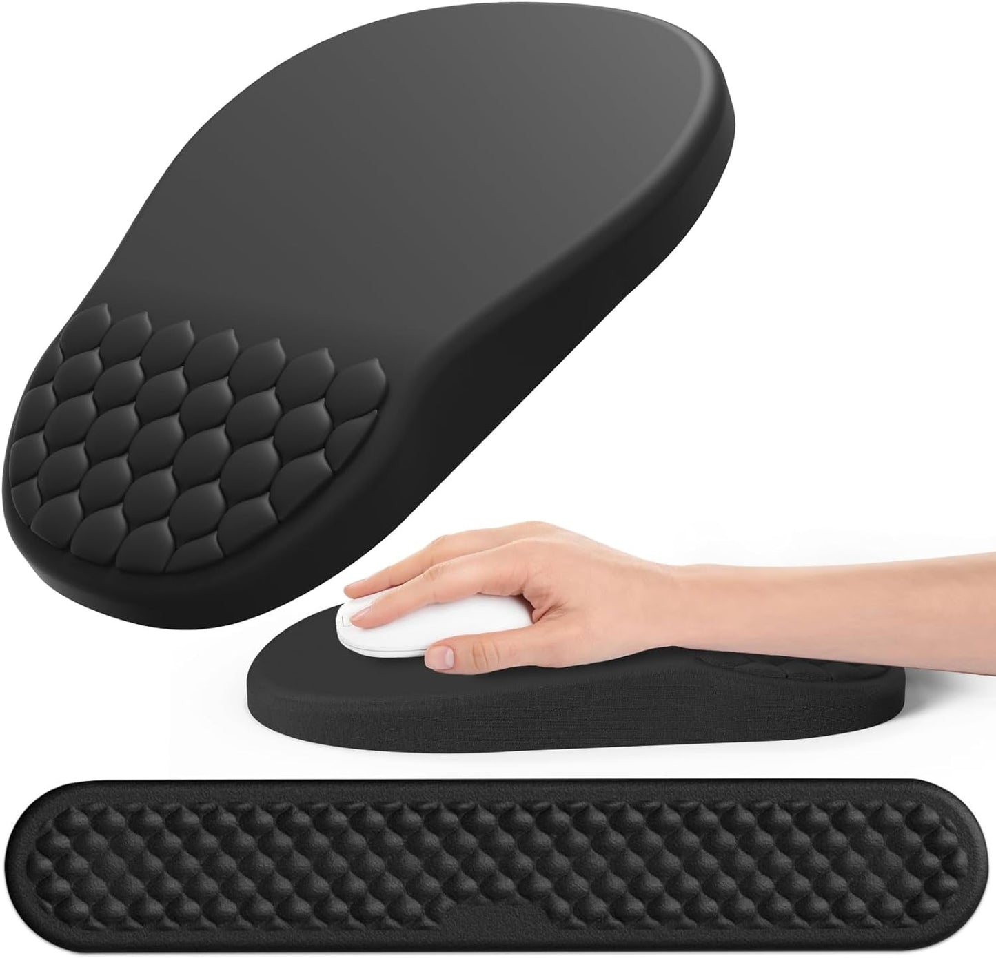 Massage Ergonomic Wrist Rest Combo Set