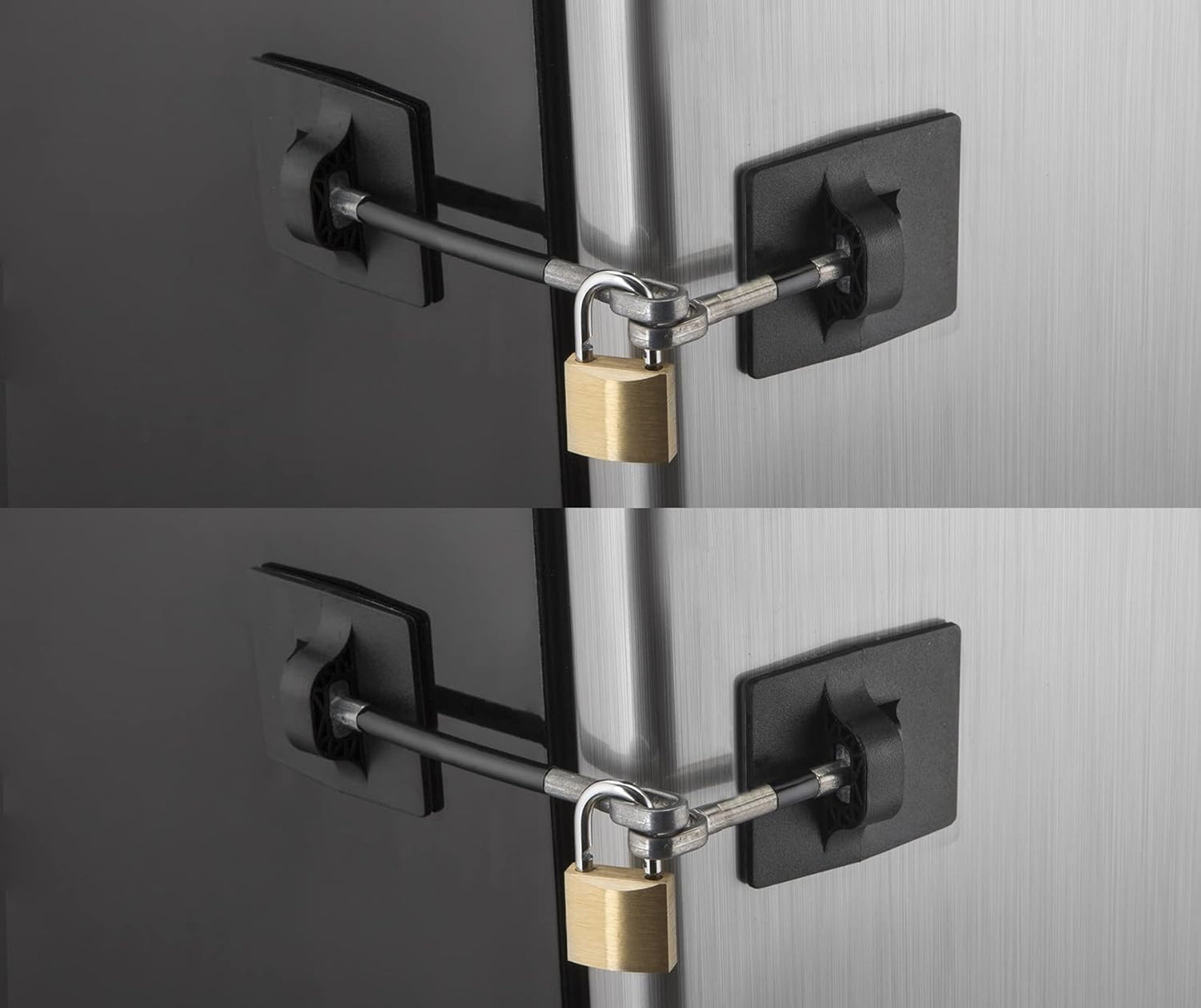 2-Pack Refrigerator Lock for High Security Protection Needs
