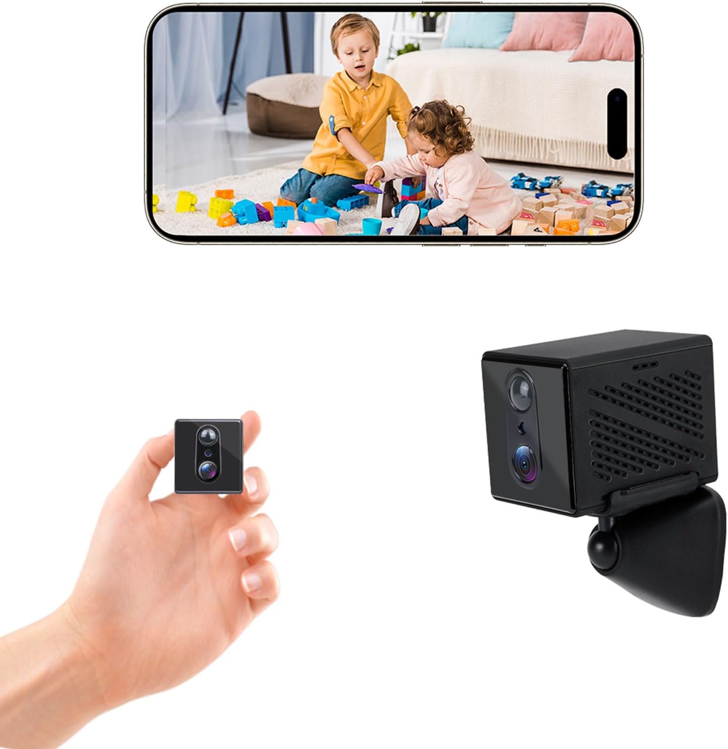 AI Spy Camera WiFi - 4K Night Vision Security