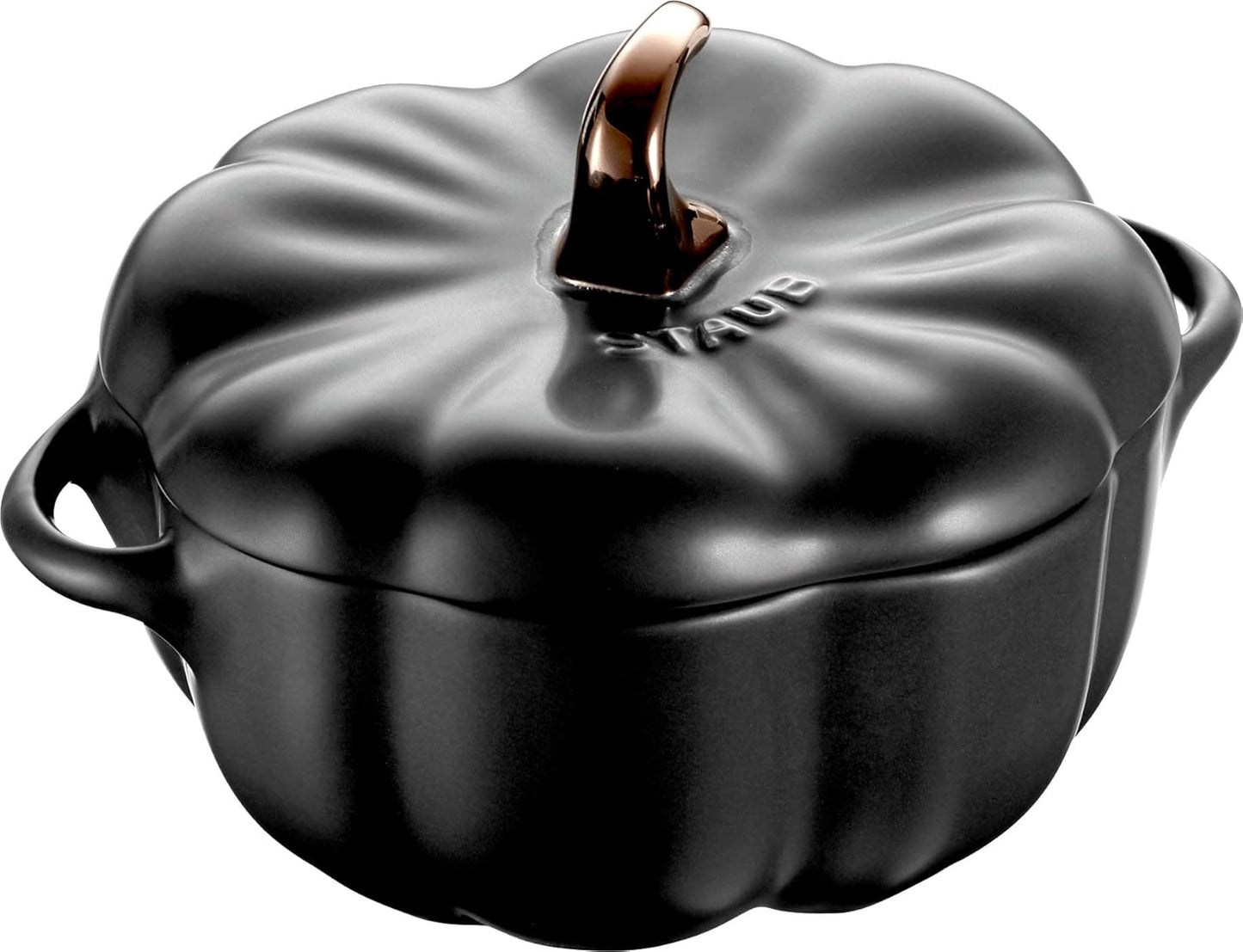 STAUB 0.5-qt Petite Ceramic Pumpkin Baking Dish for All Occasions