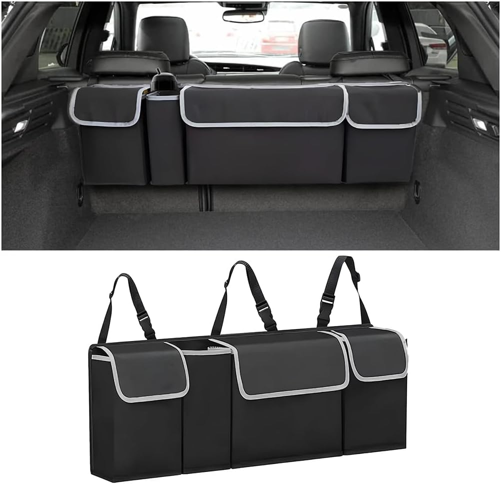 AUCELI Collapsible Car Organizer - Max Storage, Space Saver