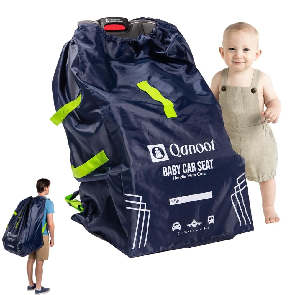 Travel in Style: Durable Car Seat Bag in Blue
