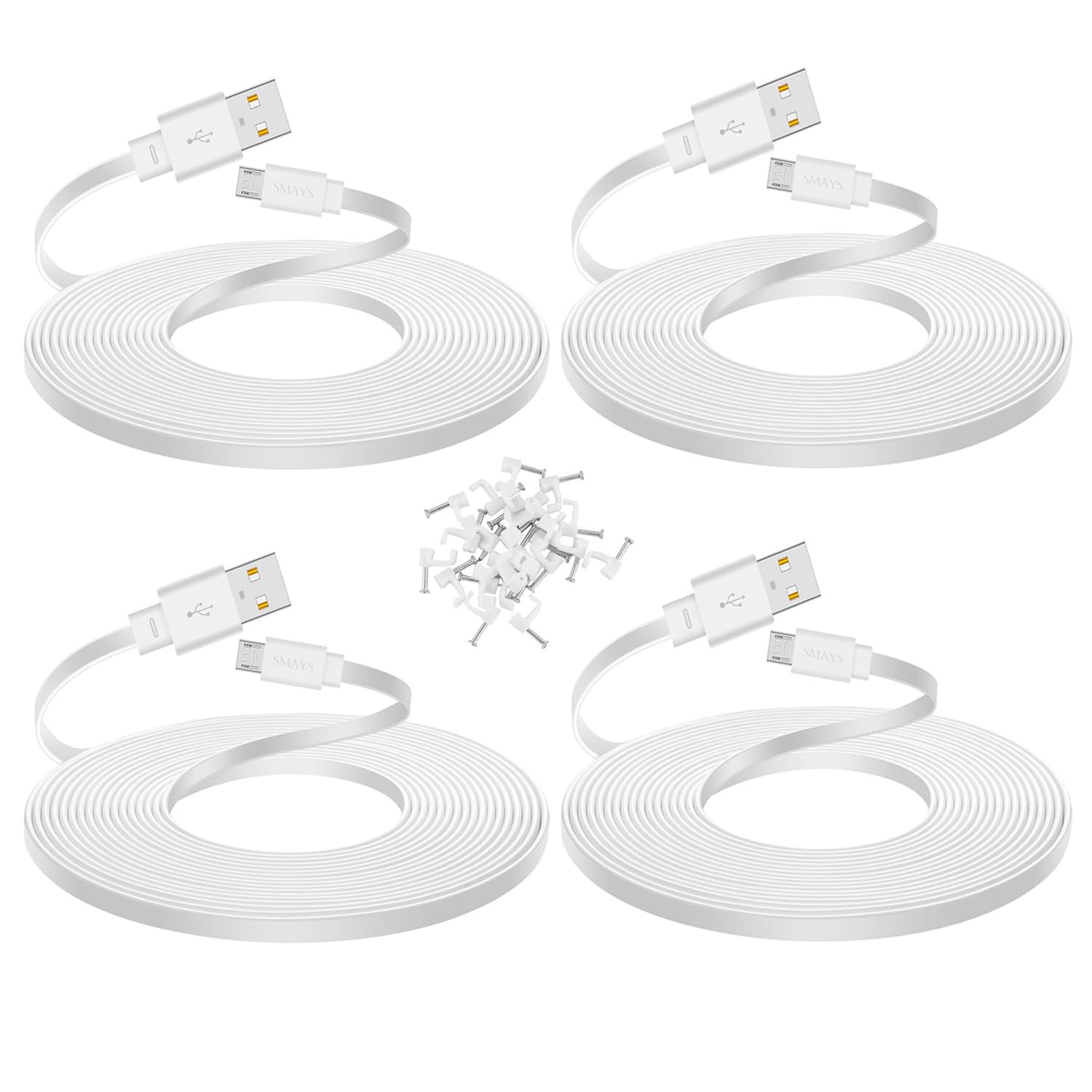 Stay Connected: Smays 25ft Extension Cable 4-Pack