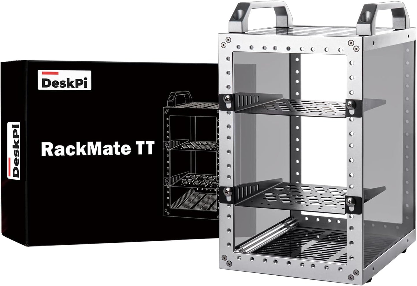 DeskPi RackMate TT Mini Server Cabinet for Efficient Device Management