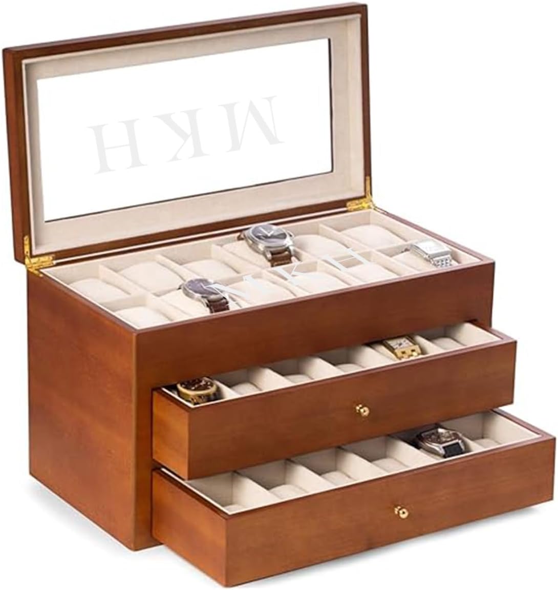 Bey-Berk Personalized Watch Box: Organize in Style!