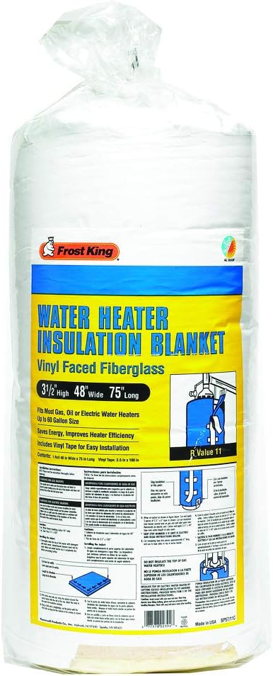 Frost King Water Heater Insulation Blanket 3 Thick, R10