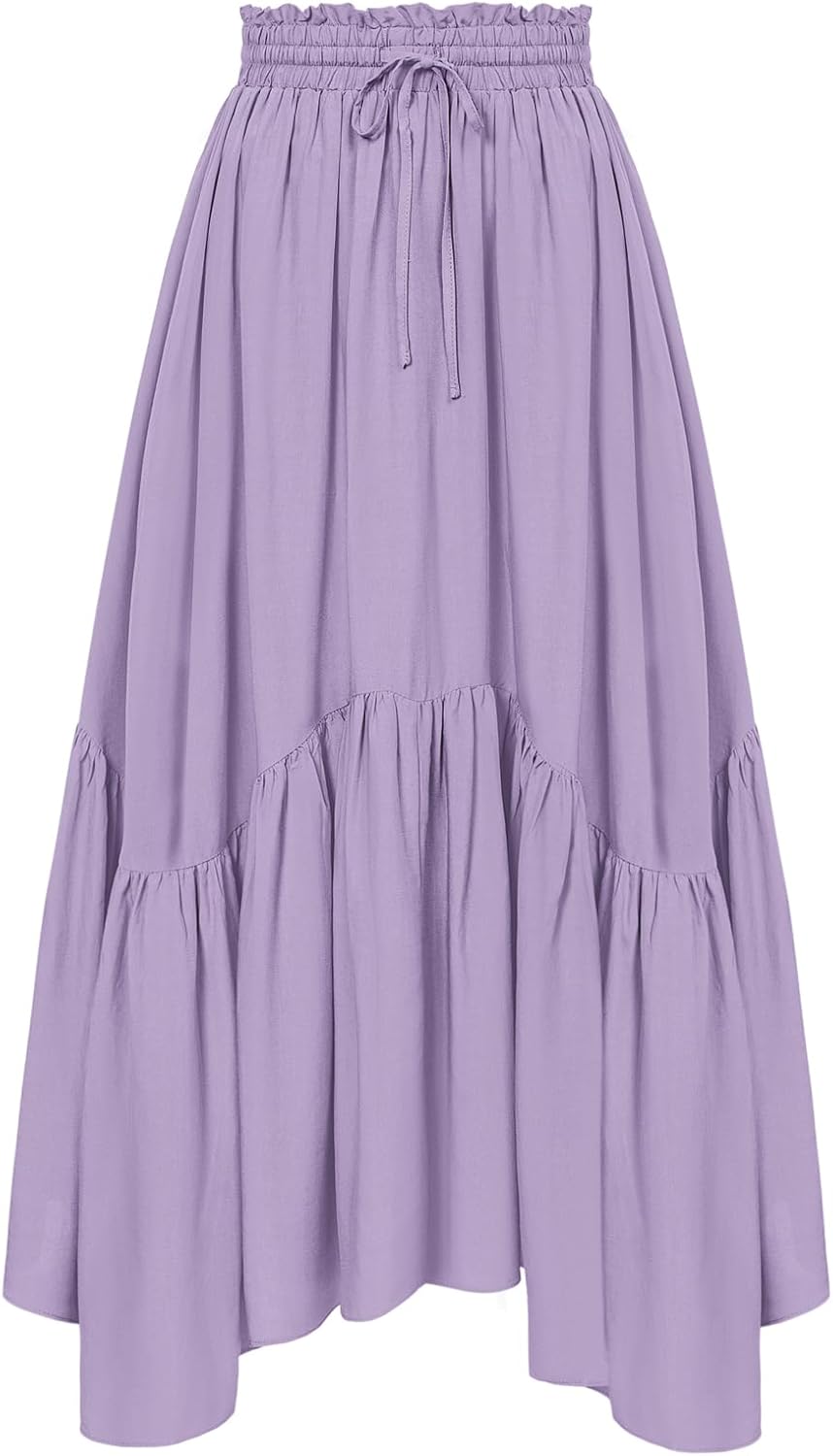 Scarlet Darkness Maxi Skirts for Women with Pockets and Style