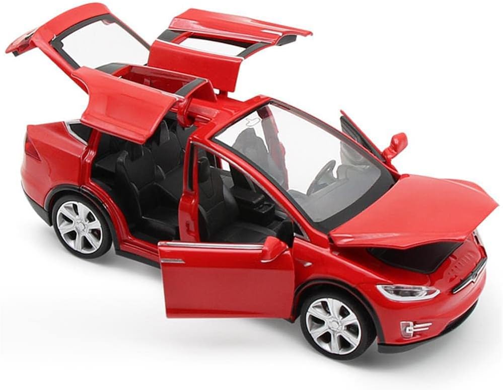 Tesla Model X Diecast Car: Lights, Music, Fun!