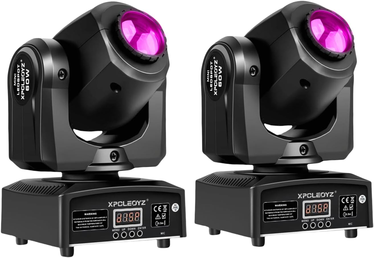 Moving Head Lights with 8 Gobos and 8 Colors for Events