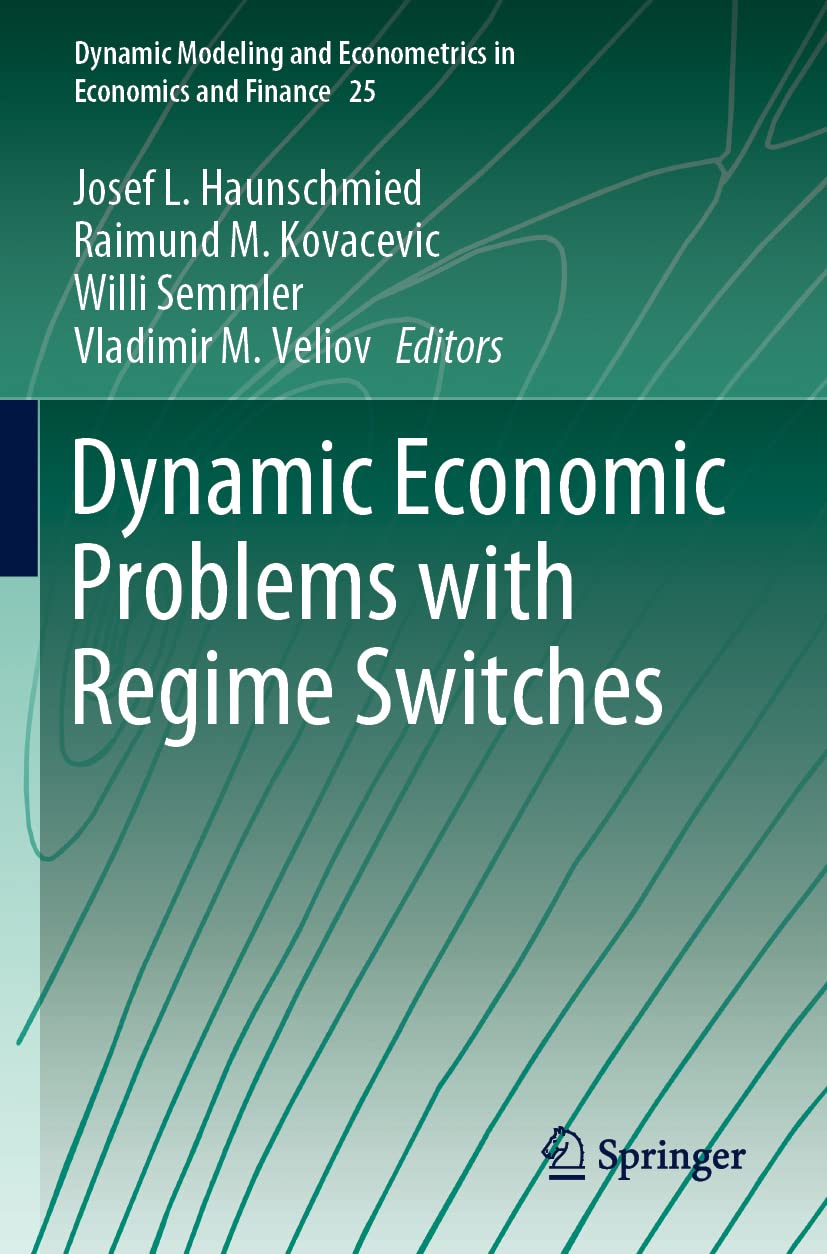 Dynamic Economic Problems with Regime Switches for Economists