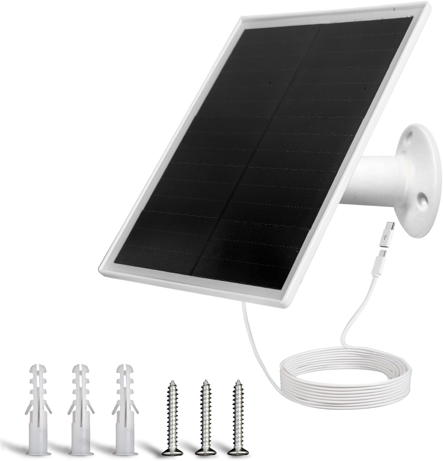 6W Solar Panel Charger, Waterproof, 360 Mount. Eco-Friendly Power Boost!