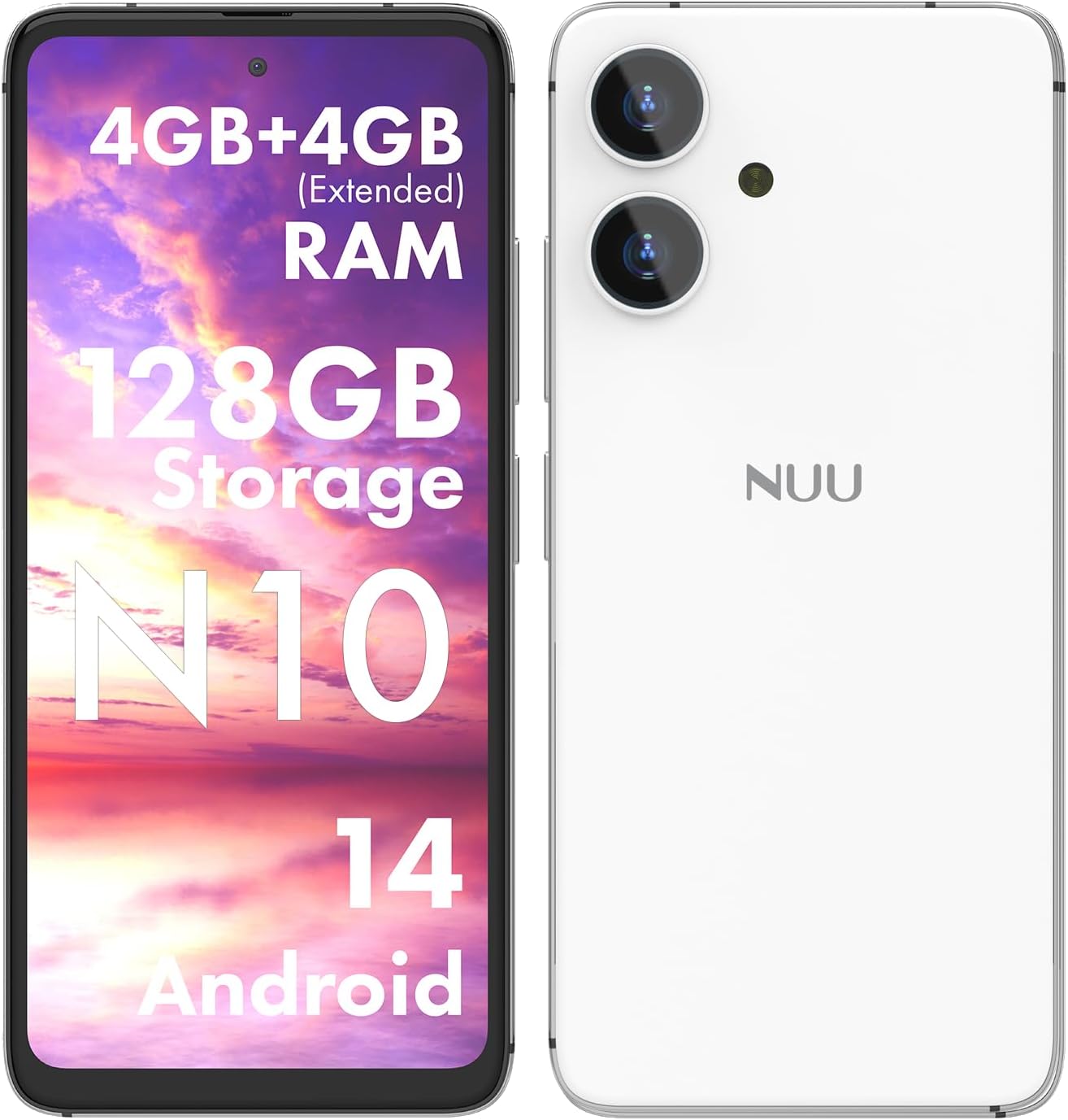NUU N10 Basic Cell Phone for Teenagers with Dual SIM 4G
