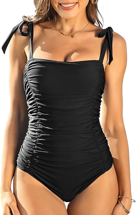 SOCIALA Womens One Piece Swimsuits for Tummy Control and Style