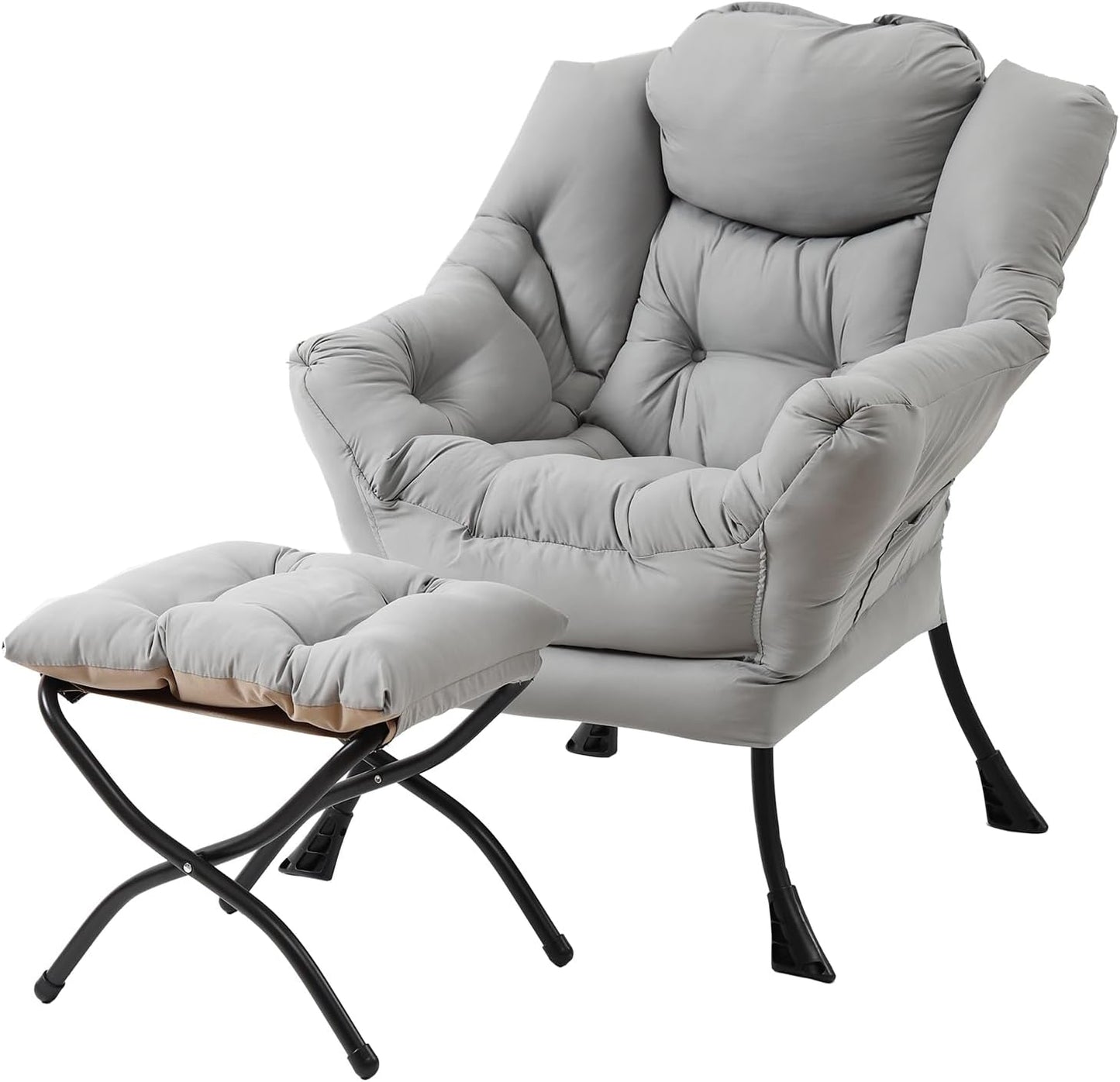 Welnow Lazy Chair with Ottoman for Ultimate Comfort and Style