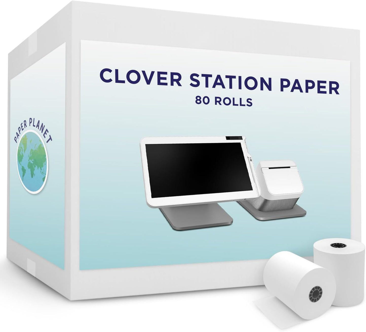 High Quality Thermal Paper for Clover POS - 80 Rolls for Printing