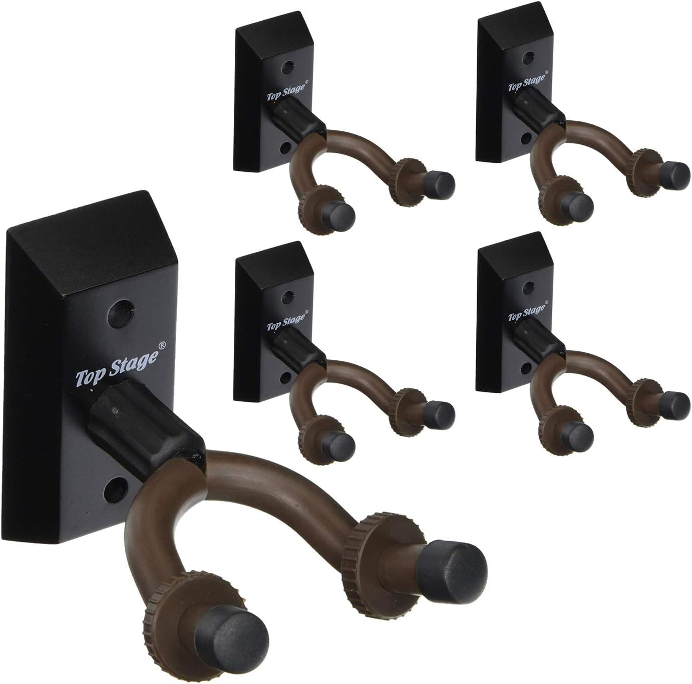 Securely Display 5 Guitars with Top Stage Hanger Set