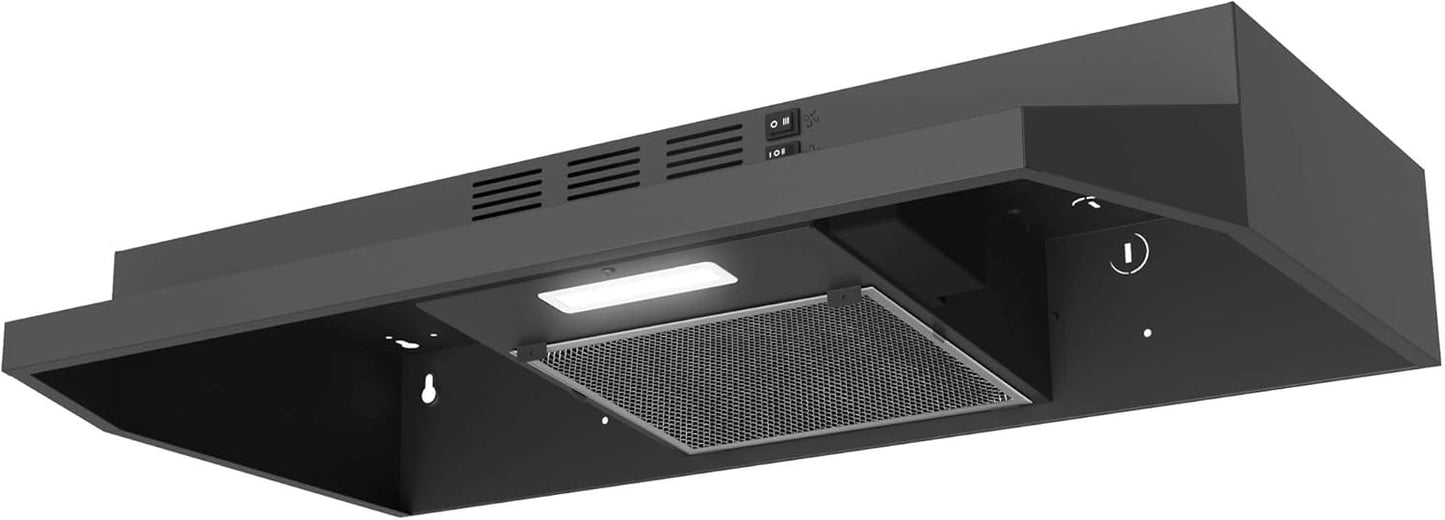 SNDOAS 30 inch Under Cabinet Range Hood with LED Light and Fan