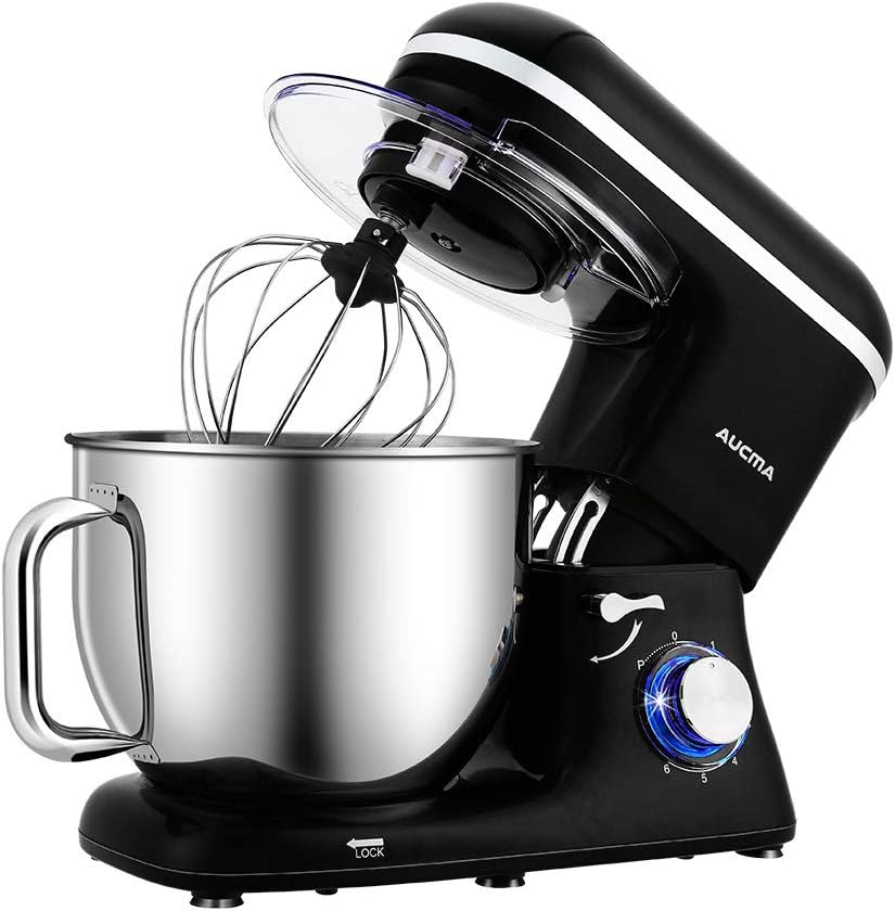 Aucma Stand Mixer 7.4QT Electric Kitchen Mixer for Baking
