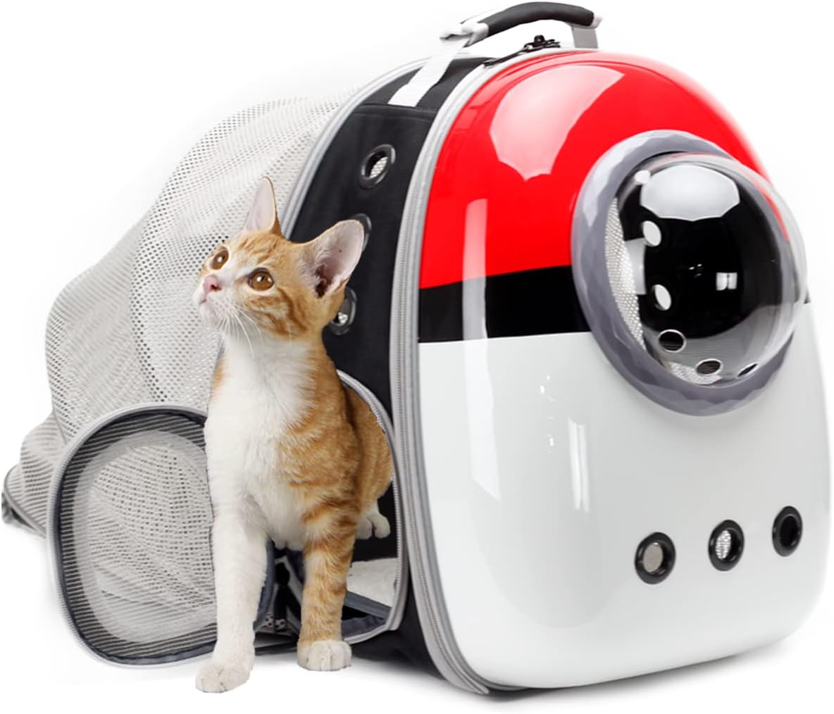 Back Expandable Cat Backpack Carrier for Travel and Adventure