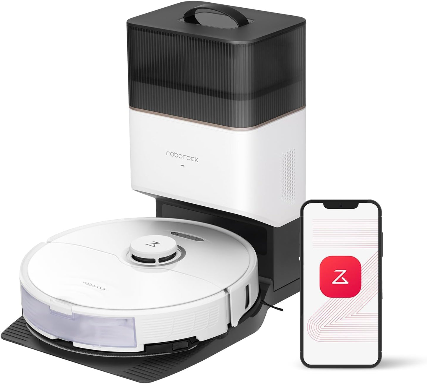 Roborock S8+ Robot Vacuum: Self-Empty Dock, 60-Day Dust Storage