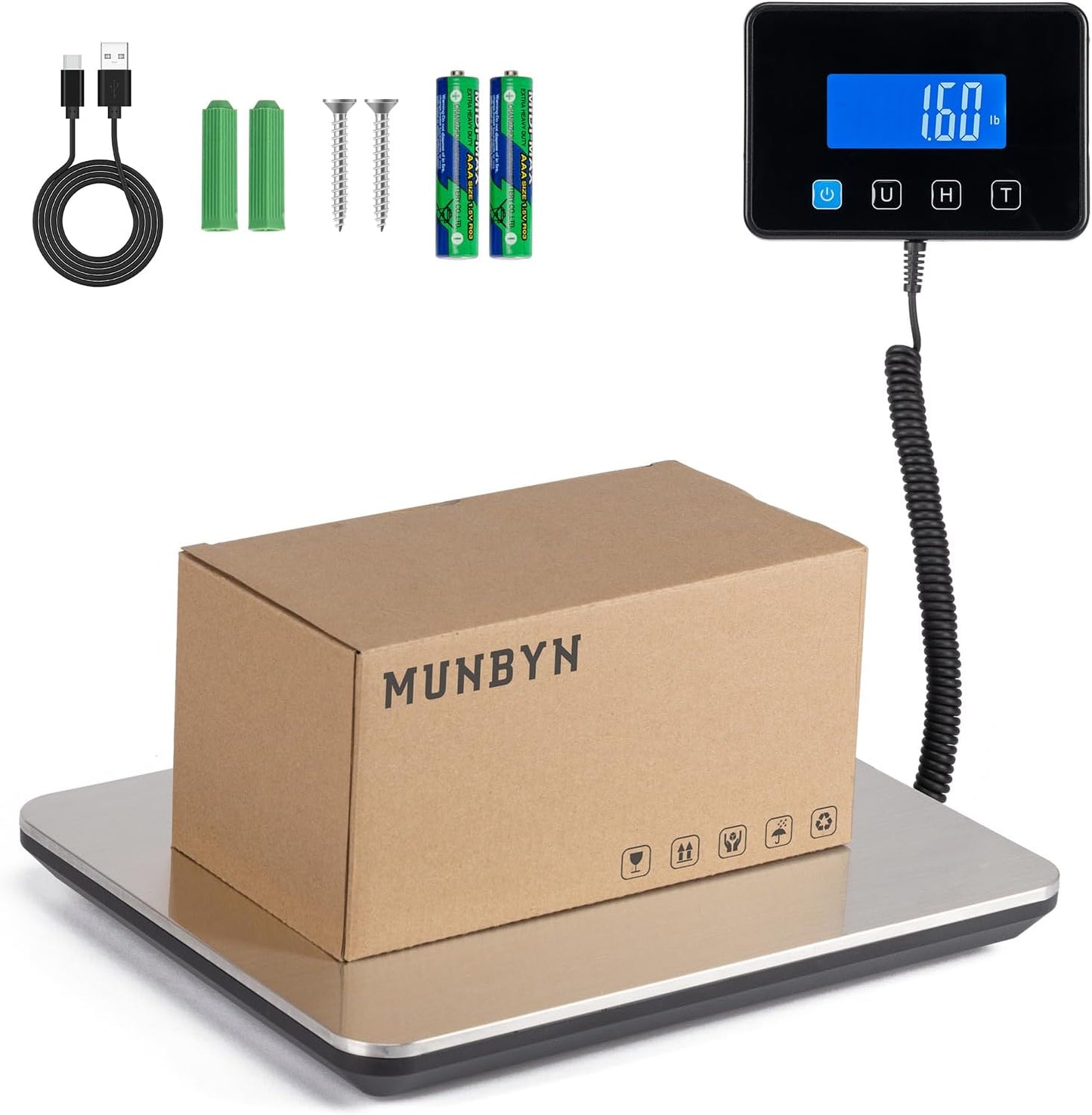 MUNBYN 440lb Digital Postal Scale for Accurate Shipping Needs
