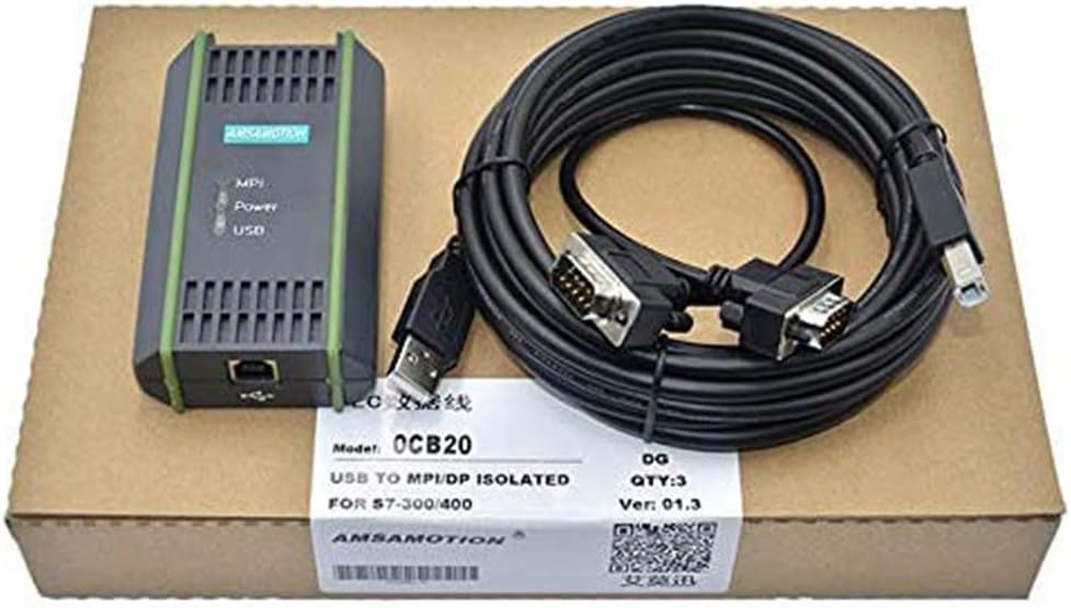 TOPCHANCES Compatible Siemens PLC Programming Cable for S7-200/300/400