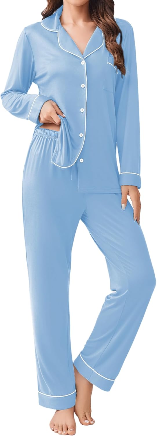 Ekouaer Womens Pajamas Set for Comfort and Style at Home