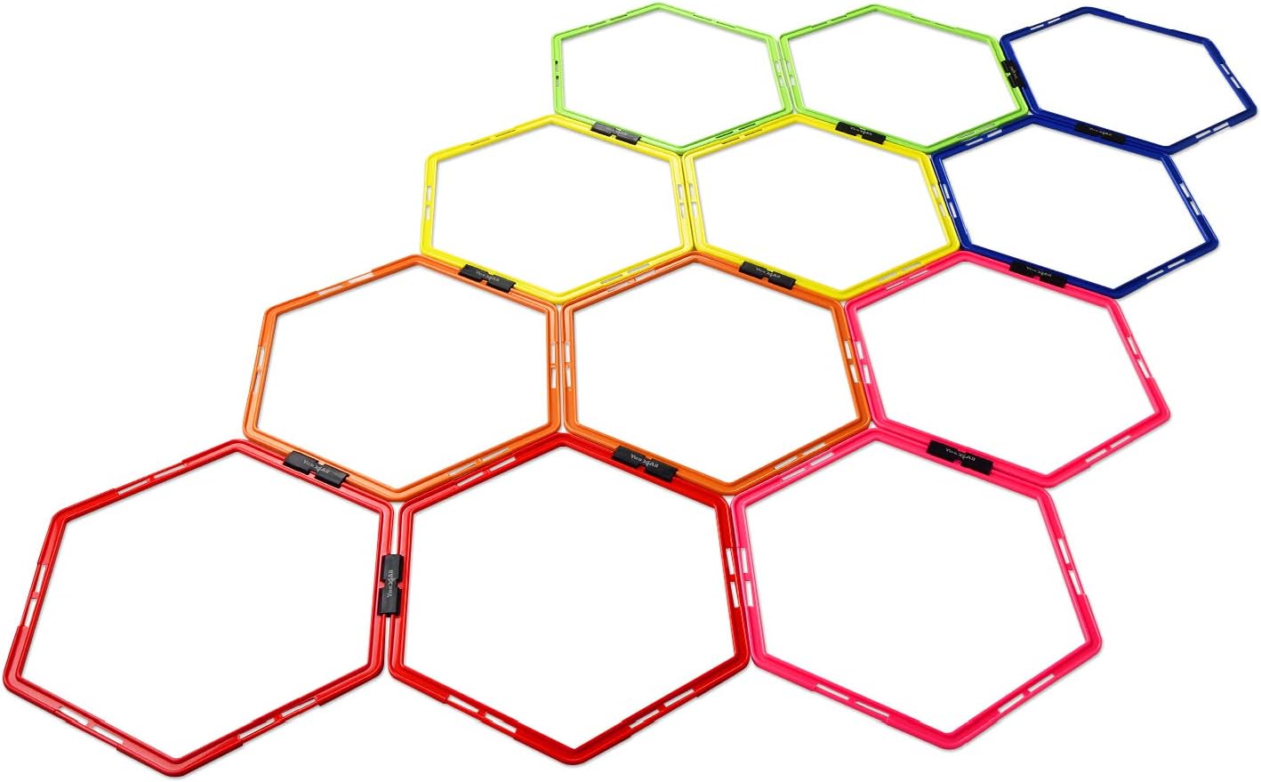 Yes4All Hex Agility Rings for Speed Training and Footwork