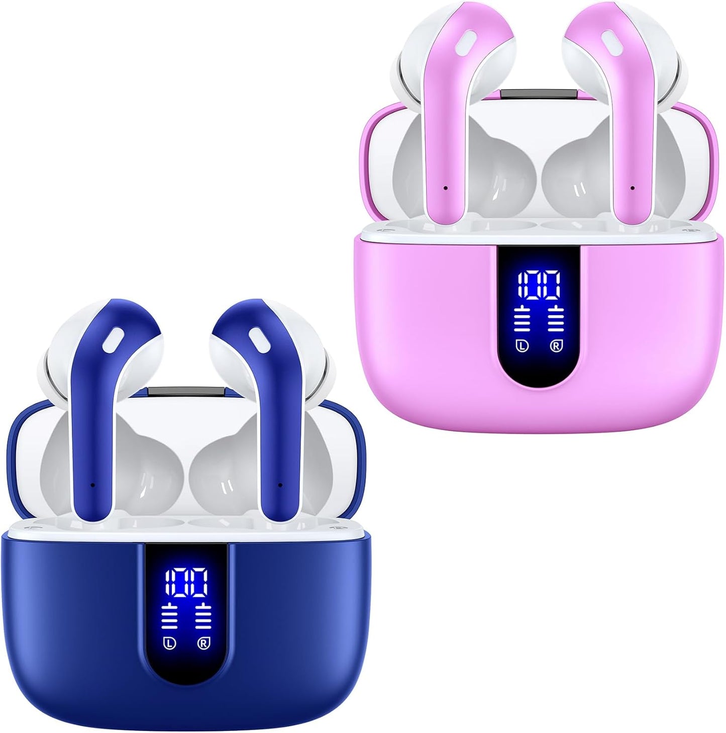 TAGRY True Wireless Earbuds: 60H Playback, Dual Color, Mic