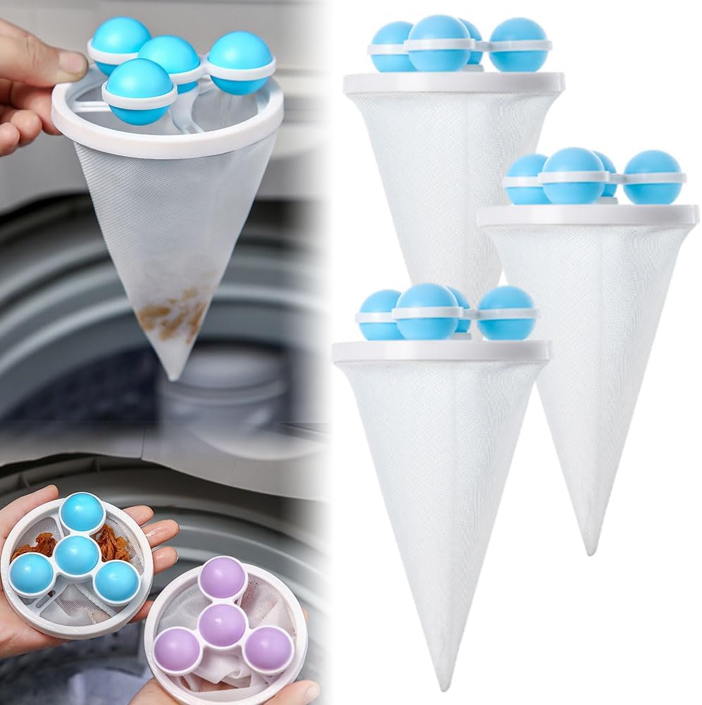 Pet Hair Catcher Bag - Reusable Laundry Mesh Filter