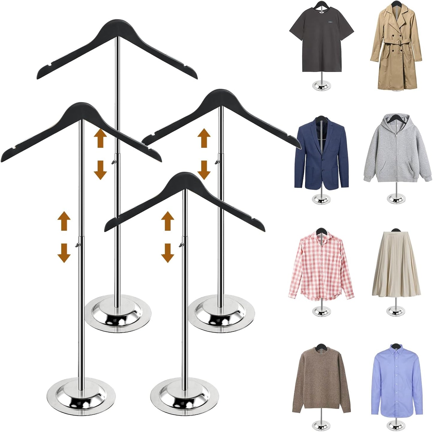 Adjustable Shirt Display Stand by DigDozer for Vendors