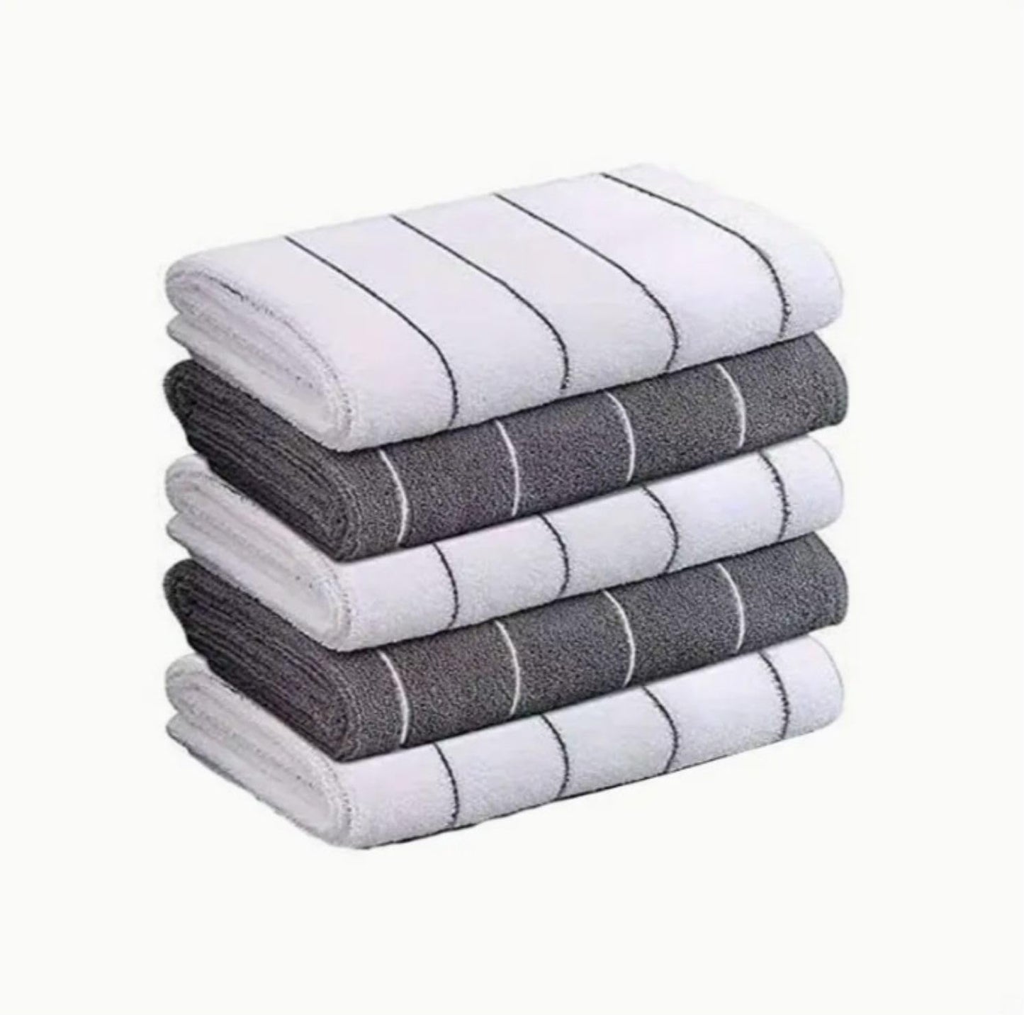 Super Absorbent Stripe Microfiber Dish Towels