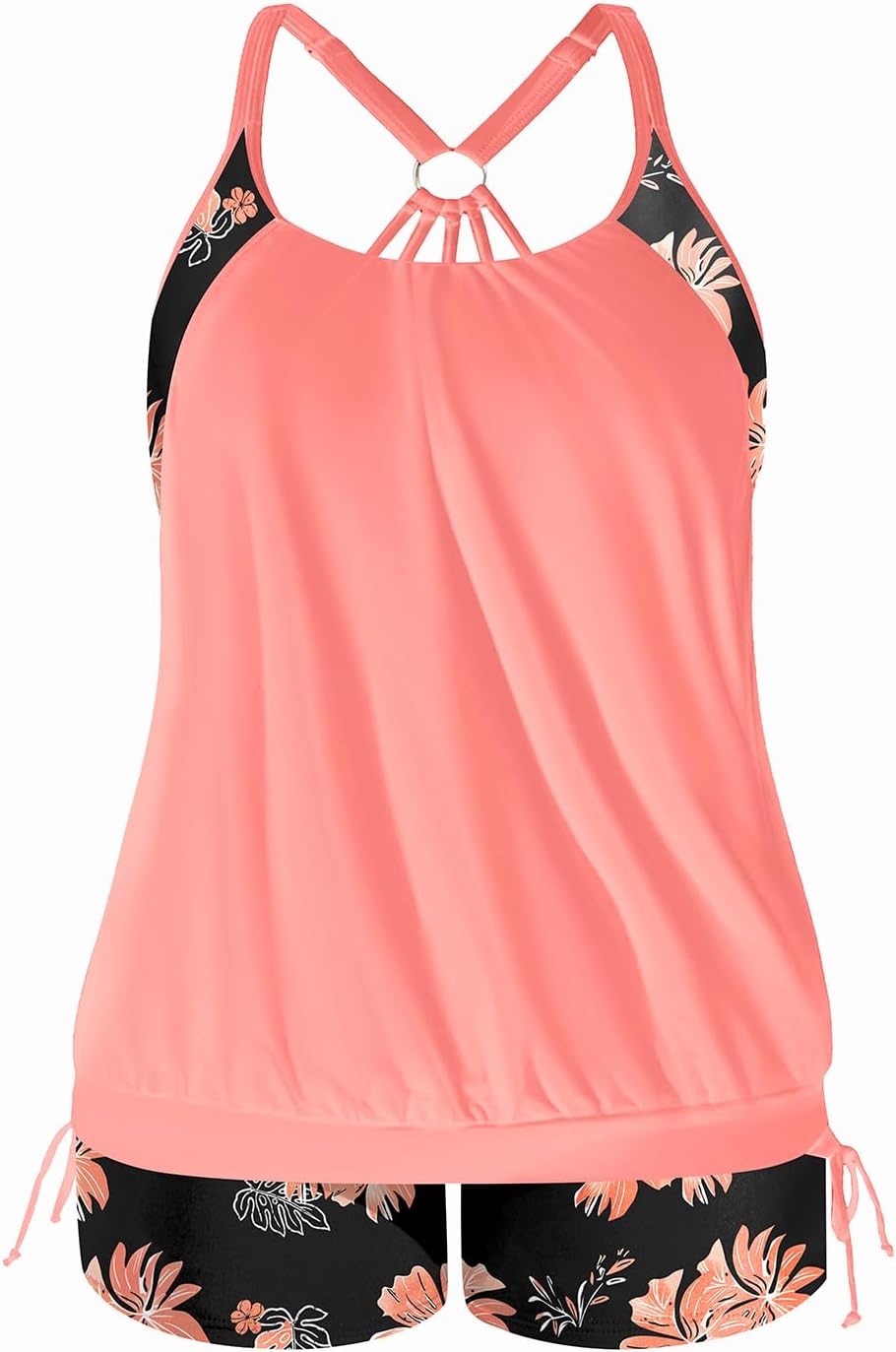 Plus Size Tankini Swimsuits for Women with Tummy Control