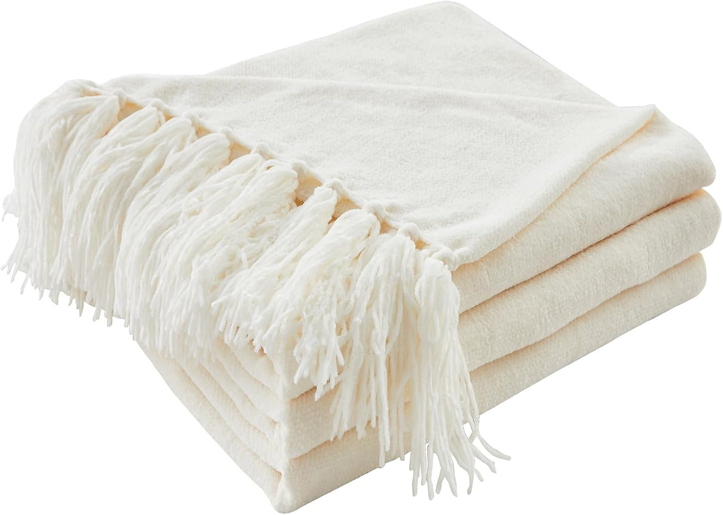 CozeCube Chenille Throw Blanket for Couch - Soft & Stylish