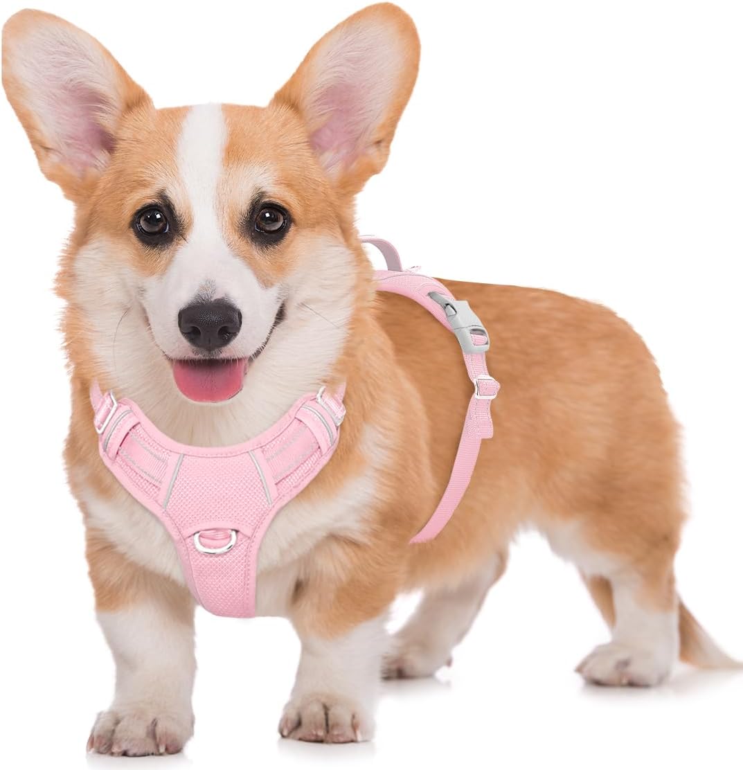 BARKBAY No Pull Dog Harness for Large Dogs with Reflective Strips