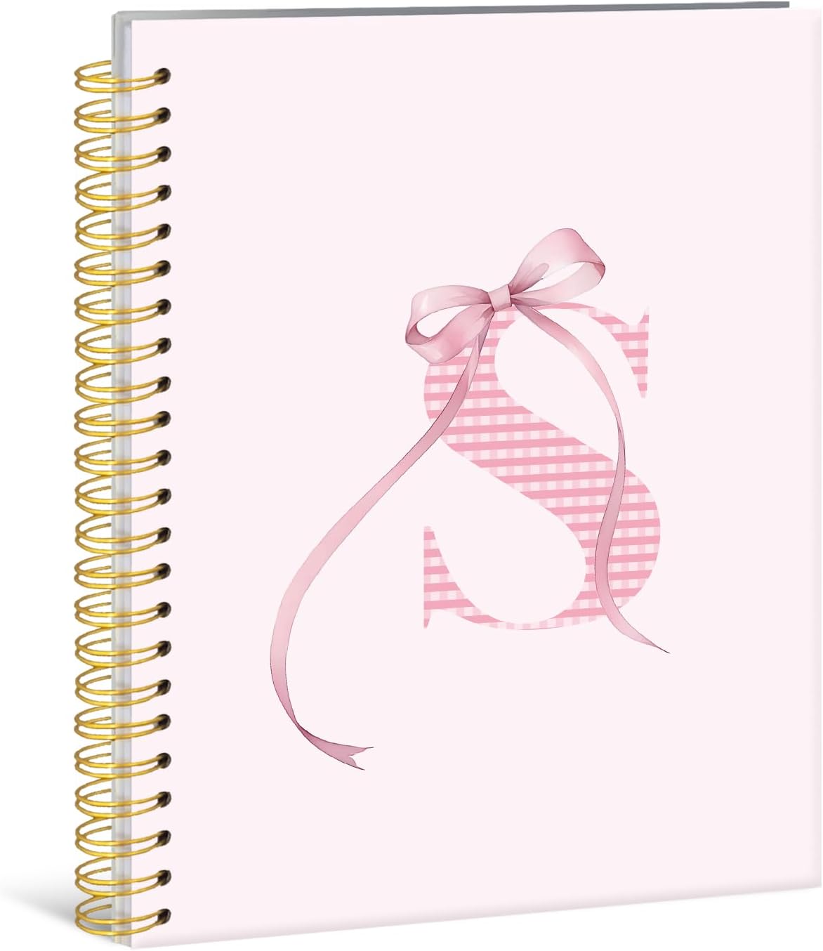 Coquette Pink Monogrammed Notebook - Personalized Elegance