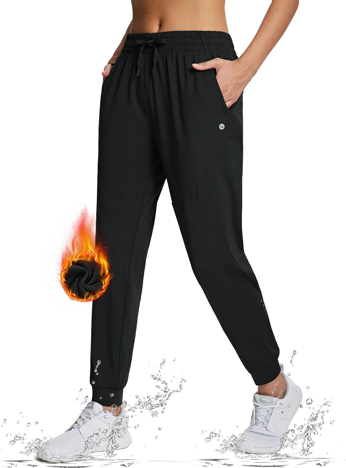 BALEAF Women's Thermal Fleece Pants for Winter Activities