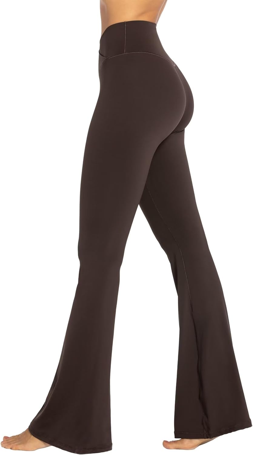 Sunzel Flare Leggings: Tummy Control, No Front Seam