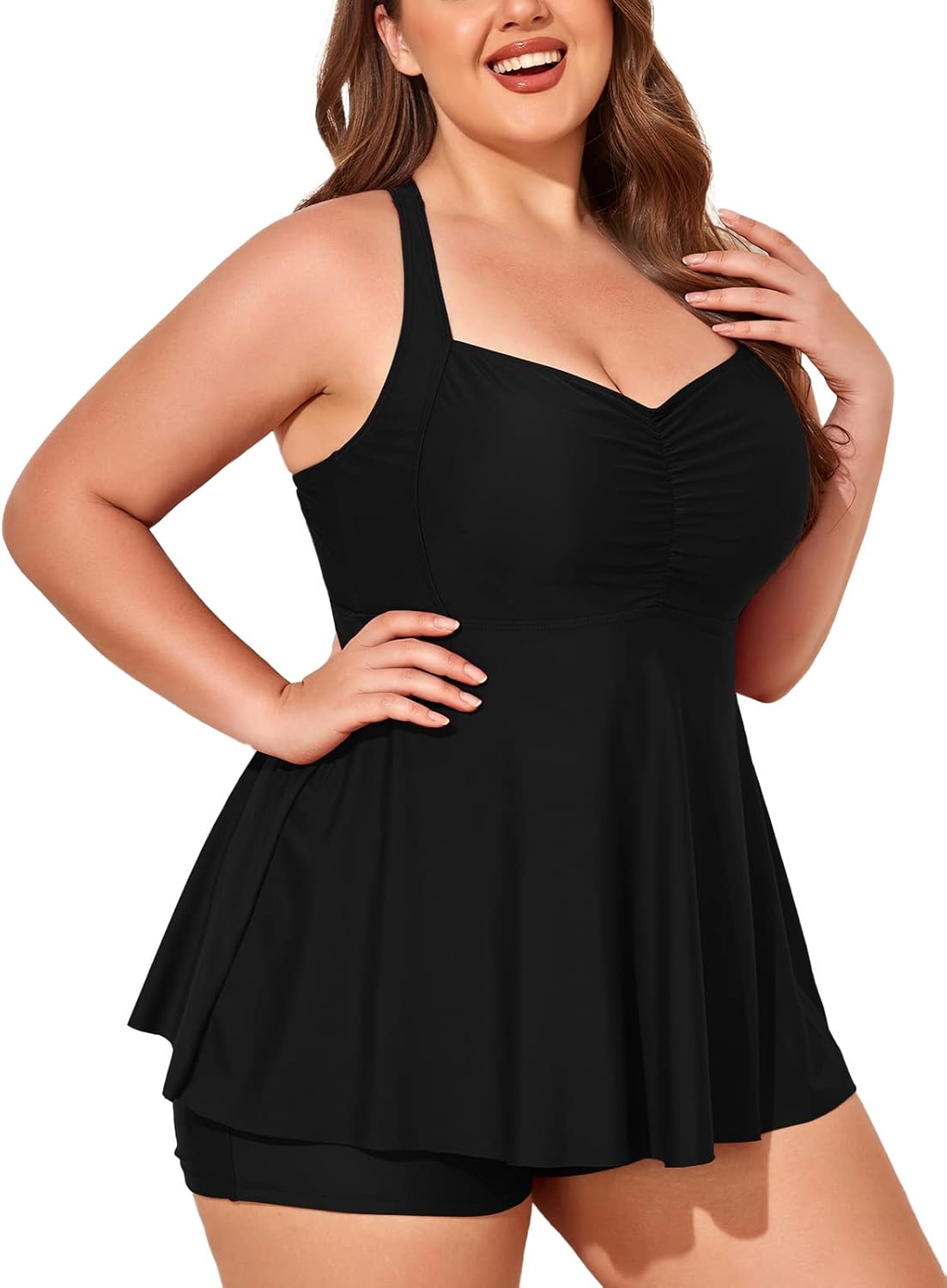 Summer Mae Plus Size Two Piece Tankini Swimsuits for Women