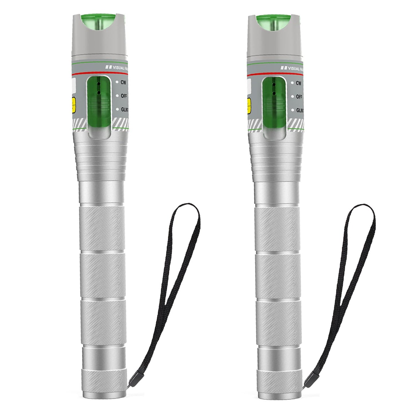 2PCS 100KM Visual Fault Locator for Fiber Optic Cables Testing