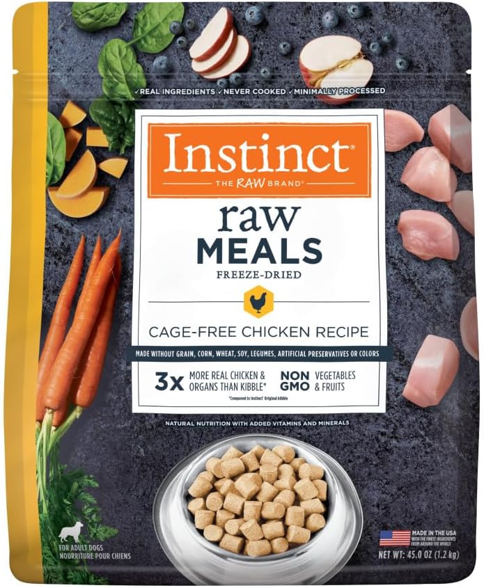 Instinct Freeze Dried Raw Meals for Dogs - Cage Free Chicken
