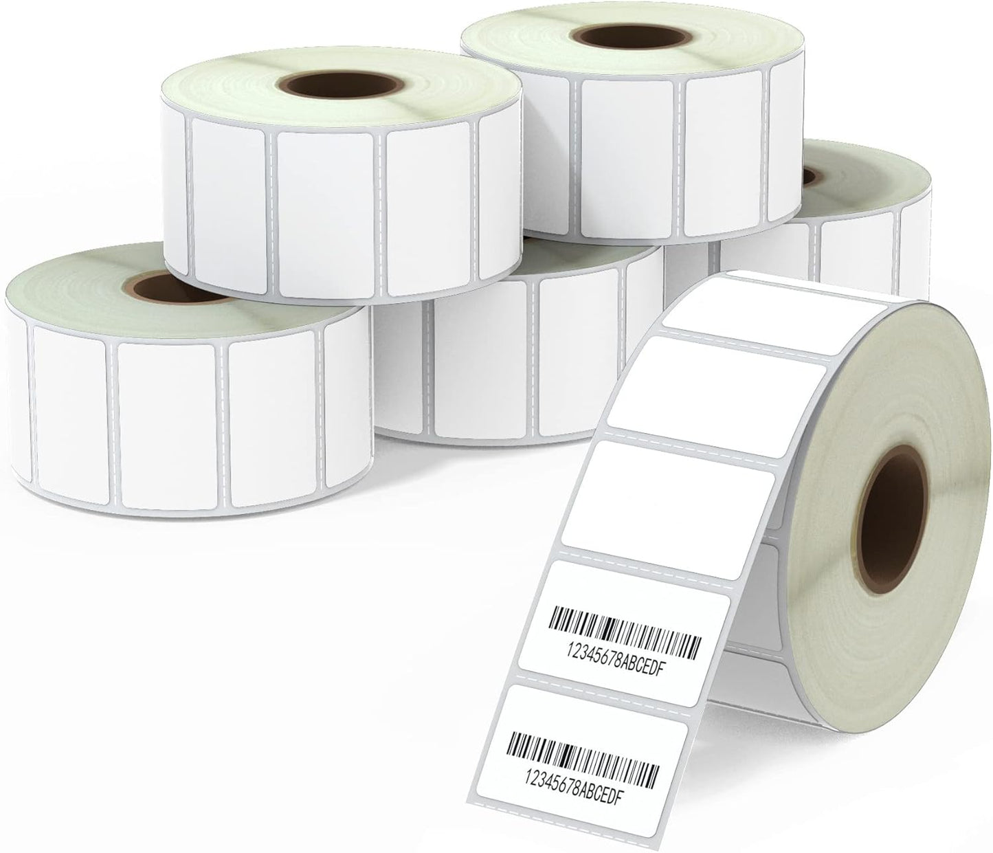 Premium BETCKEY All Purpose Labels | Compatible with Zebra & Rollo | 6 Rolls, 9000 Labels