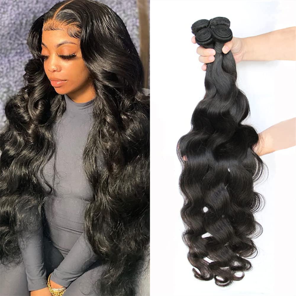 YISEA Body Wave Bundles Human Hair 4 Bundles for All Occasions