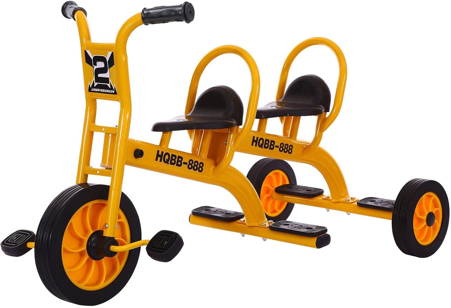Kids Tricycle for Ages 3-8 with Double Seat Design for Fun