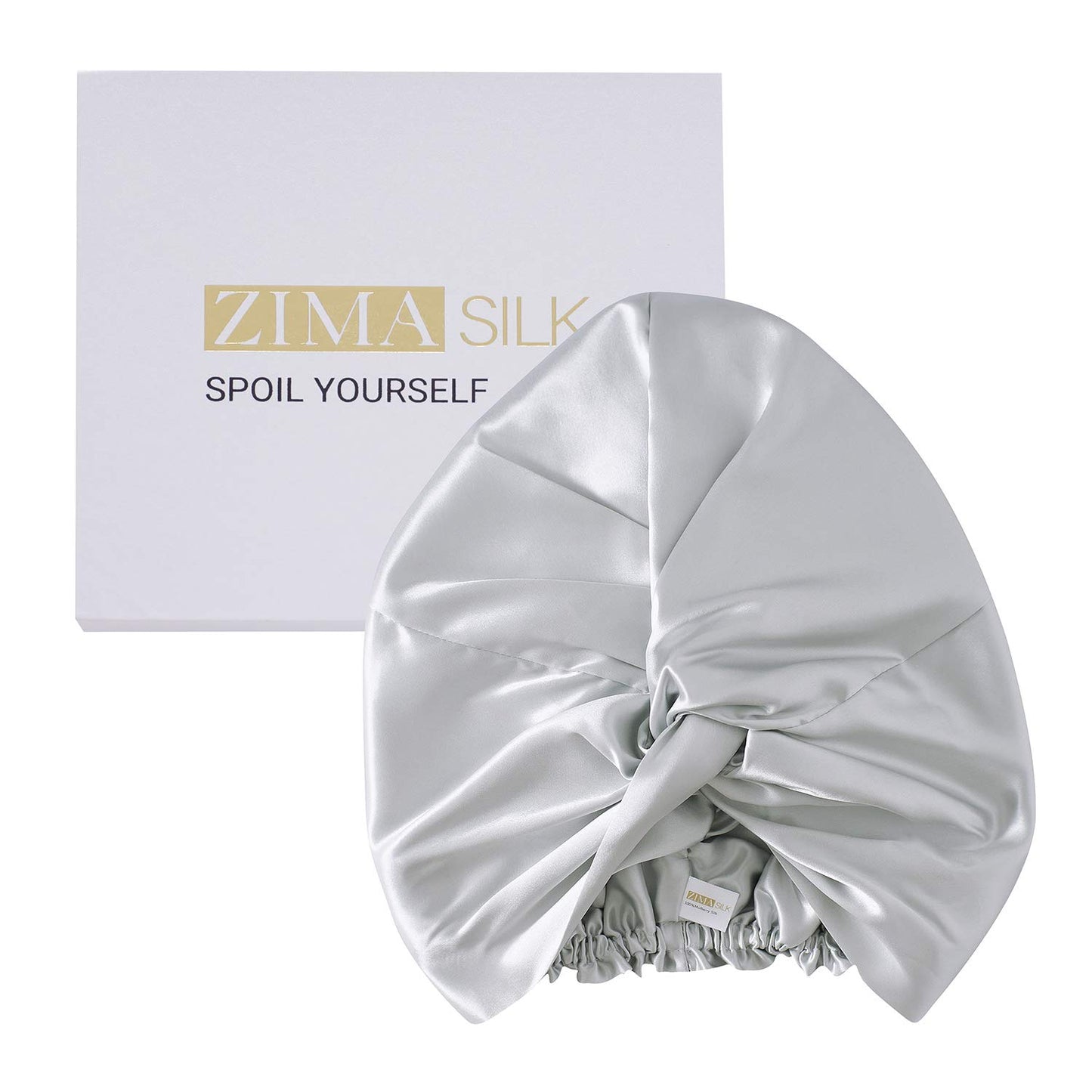 ZIMASILK 22 Momme 100% Mulberry Silk Bonnet for Hair Care