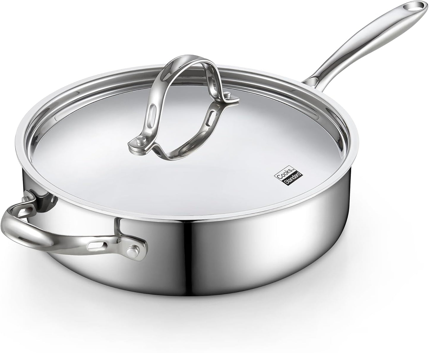 Cooks Standard Multi-Ply Clad Stainless Steel Saute Pan Review
