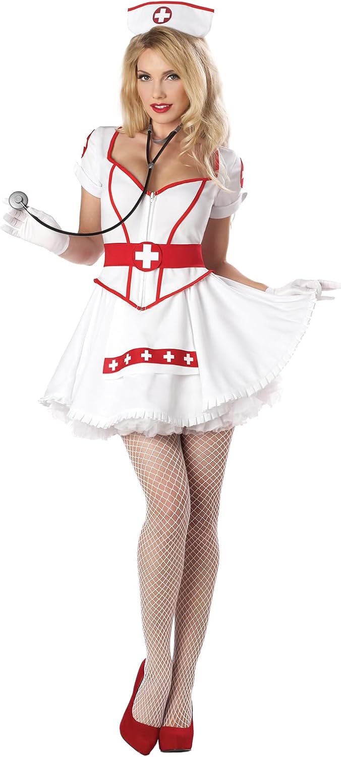 Plus Size Nurse Heartbreaker Costume for Fun Dress-Up Events