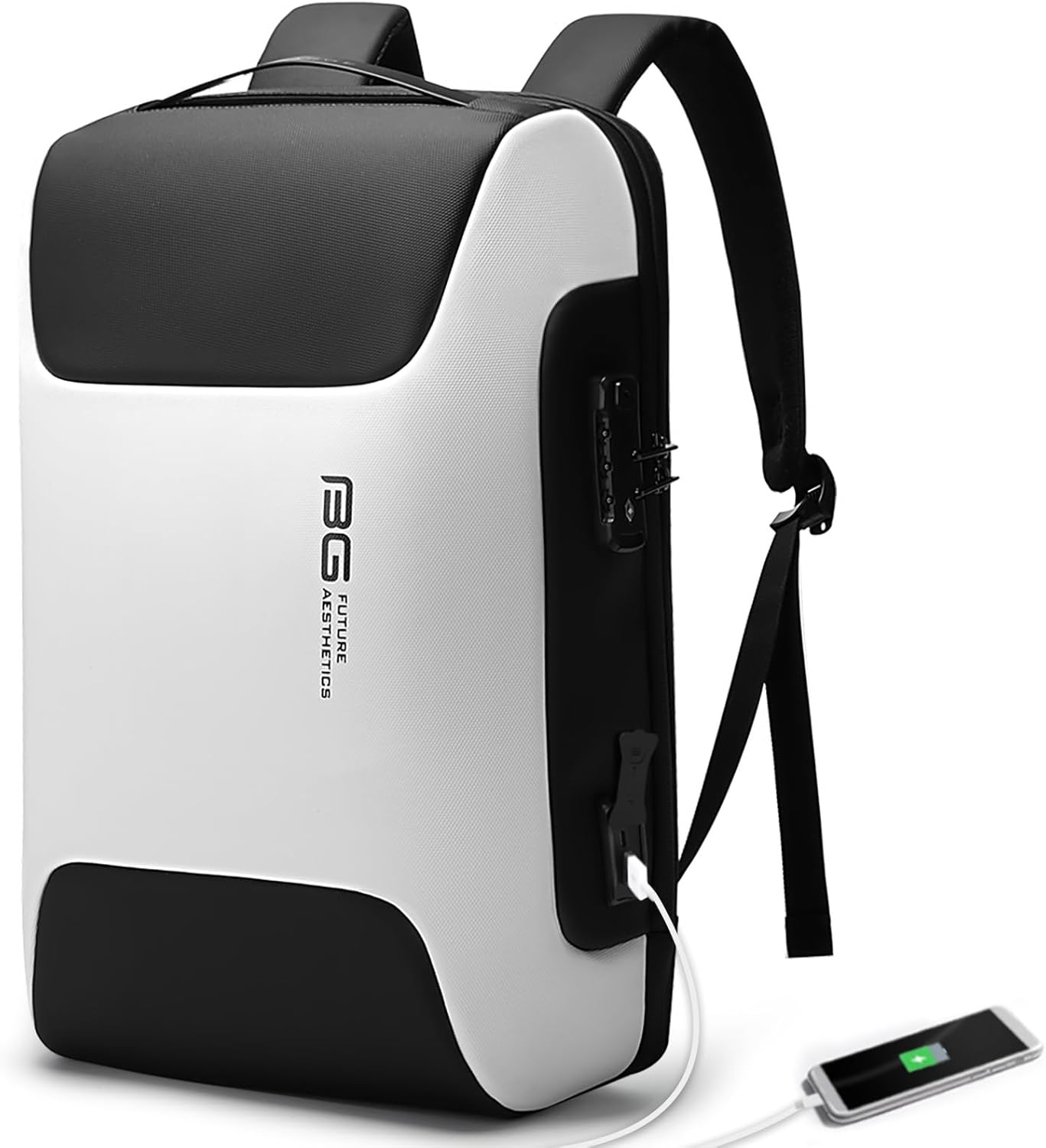 BANGE Business Laptop Backpack with USB Charging for Travel