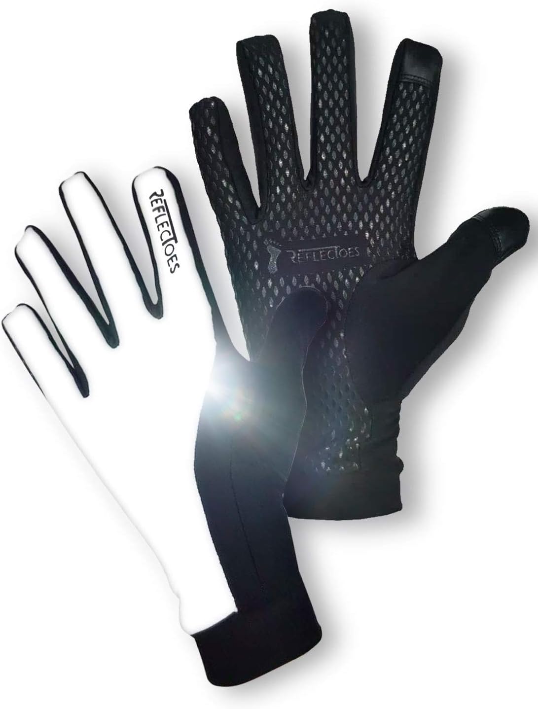 Hi-Vis Reflective Running Gloves by ReflecToes